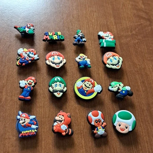 SALE Super Mario Brothers croc charm jibbitz - Picture 1 of 5